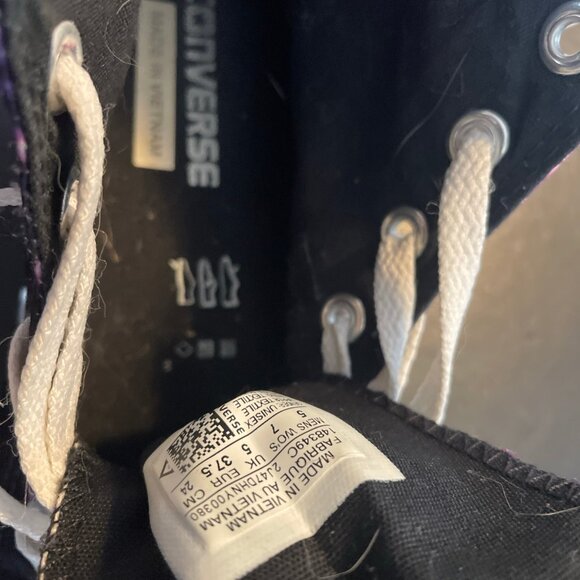 Converse All Star Chuck Taylor Satin Galaxy Unicorn Sneakers Women’s Size 7 - Picture 4 of 7